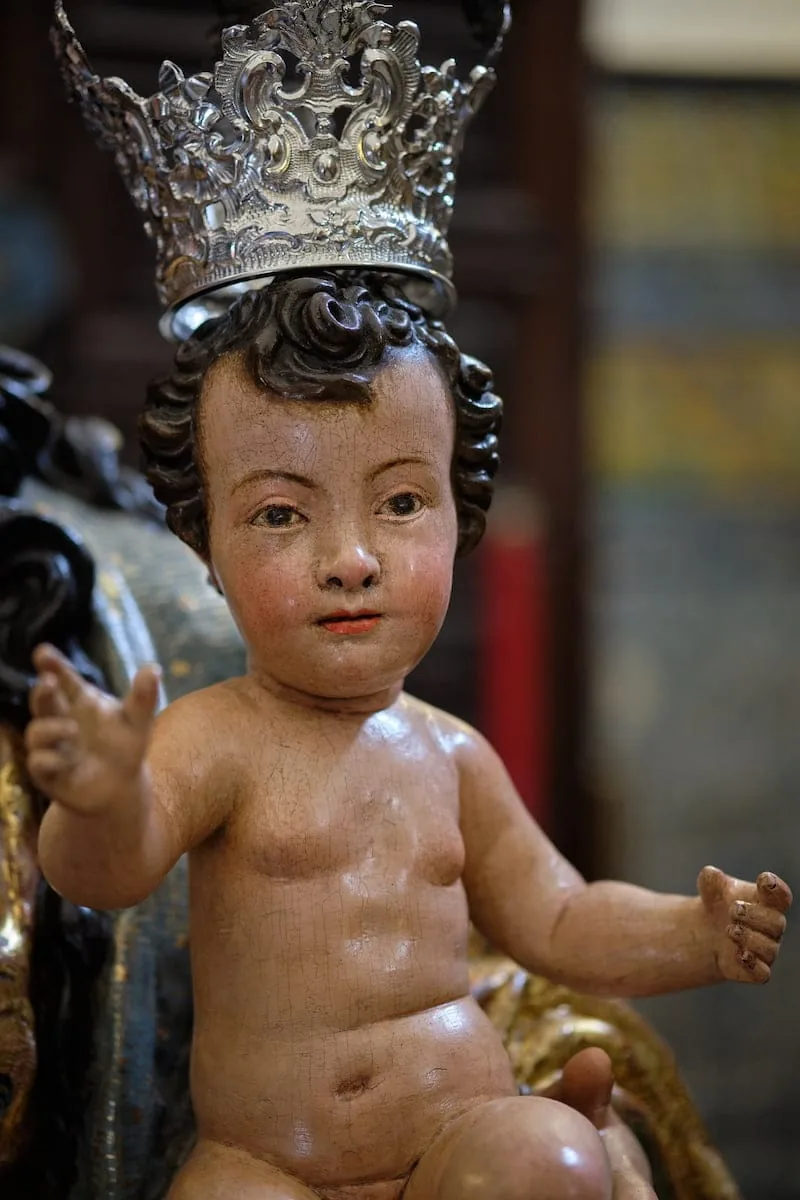Imagen de Nuestra Señora del Rosario, titular mariana de la Hermandad